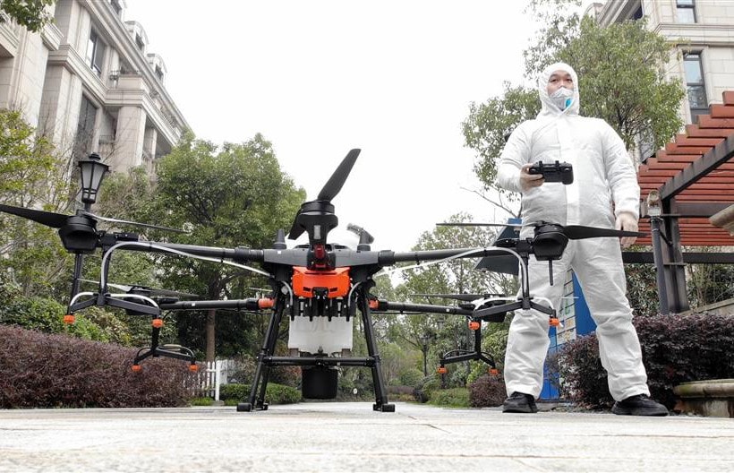 Drone tham gia chống đại dịch COVID-19