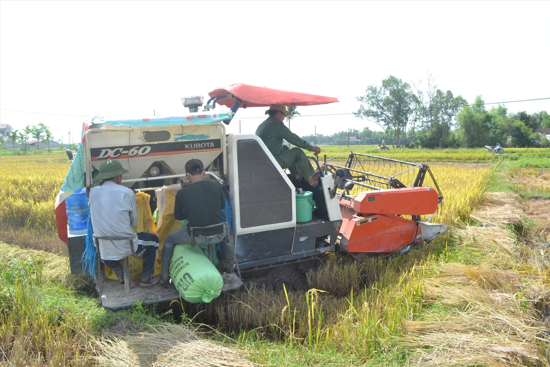 Cơ giới hóa đồng ruộng giúp nông dân Thăng Bình sản xuất nông nghiệp hiệu quả hơn. Ảnh: VIỆT NGUYỄN