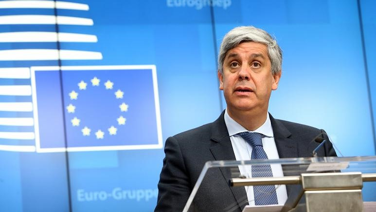 Bộ trưởng Tài chính Bồ Đào Nha Mario Centeno kiêm Chủ tịch nhóm Bộ trưởng Tài chính các nước sử dụng đồng tiền chung châu Âu (Eurogroup). Ảnh: AFP