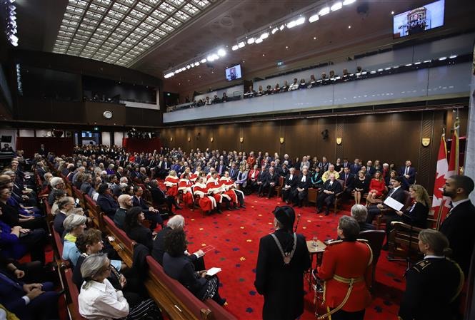 Toàn cảnh phiên họp Quốc hội Canada ở Ottawa. Ảnh: AFP/TTXVN