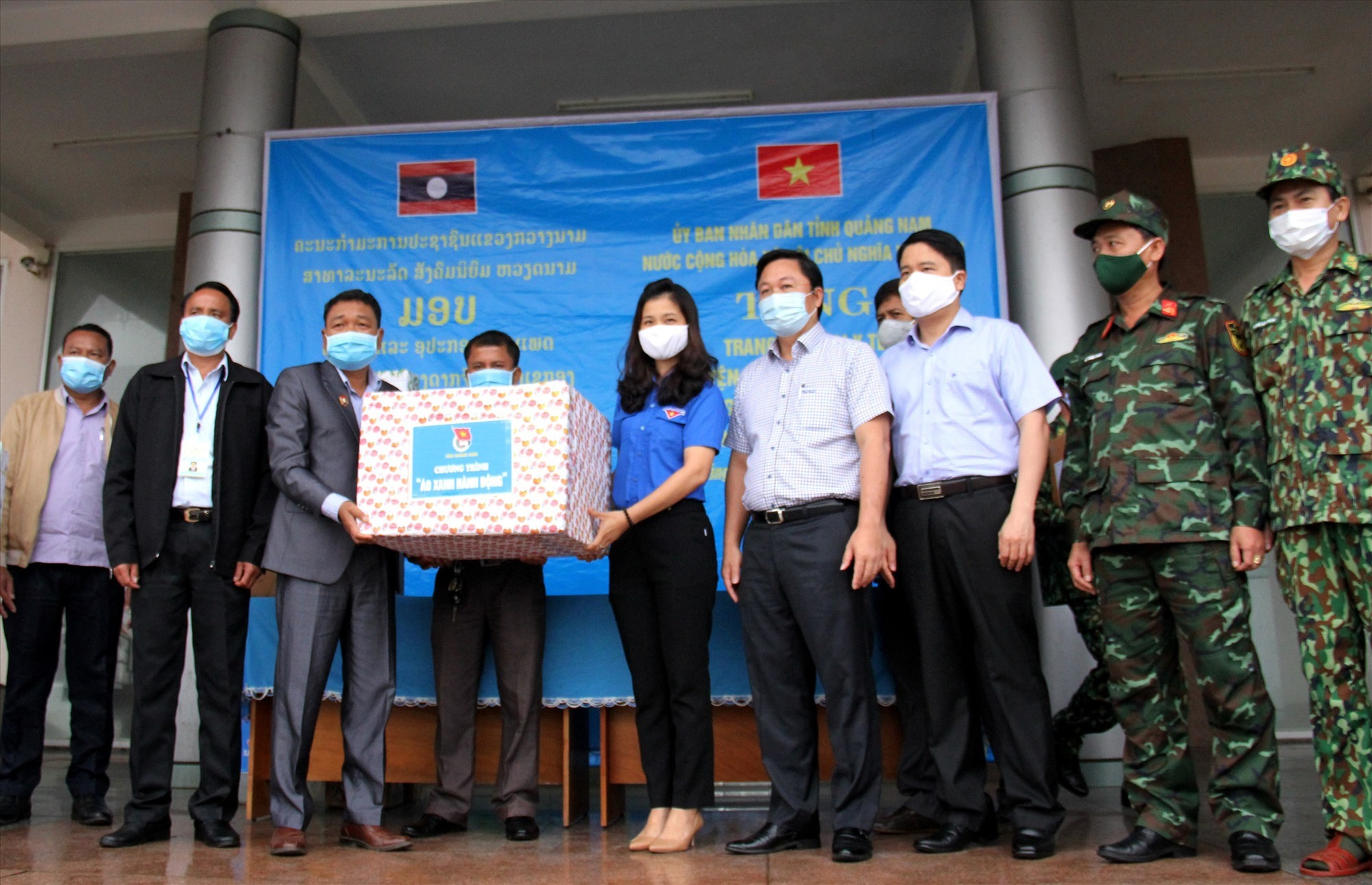 The ceremony of giving medical equipment donation