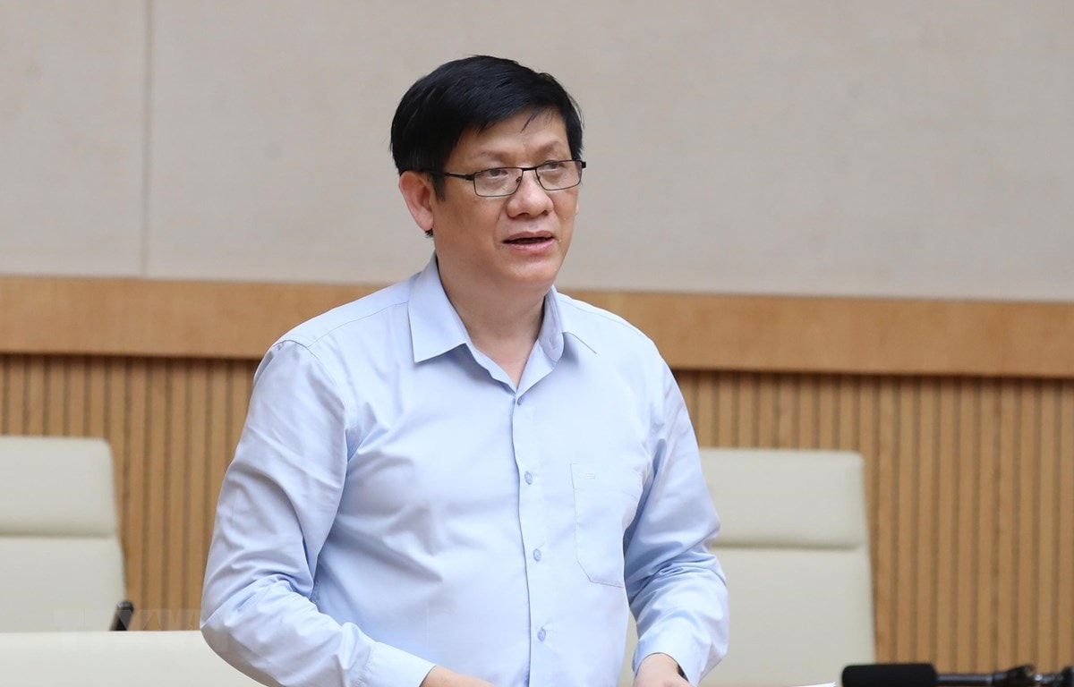 Thứ trưởng thường trực Bộ Y tế Nguyễn Thanh Long. (Ảnh: Thống Nhất/TTXVN)