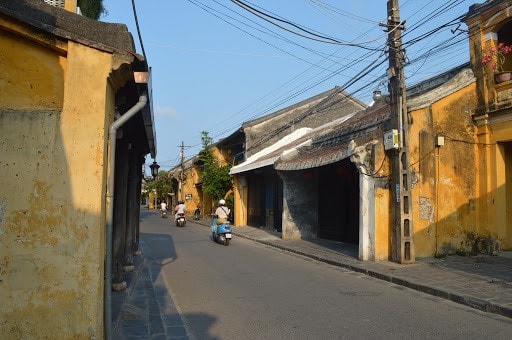 A peaceful street in Hoi An ancient town
