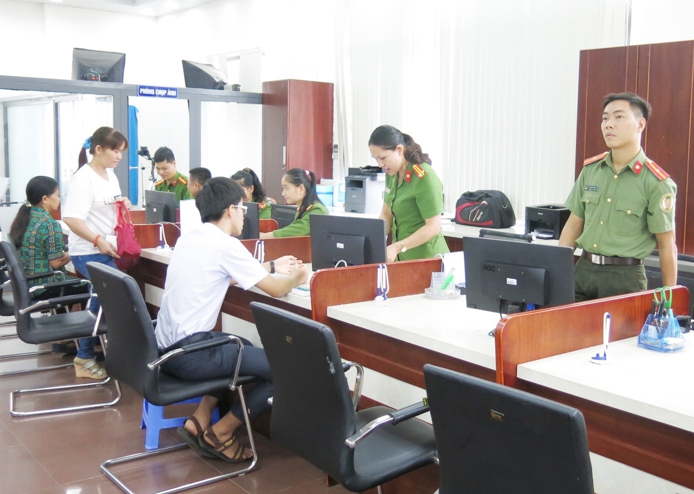 A corner of the Quang Nam Centre for Public Administration