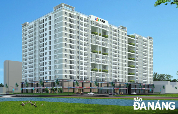 Phối cảnh Tòa chung cư FPT Plaza. Ảnh do Công ty CP Đô thị FPT cung cấp.