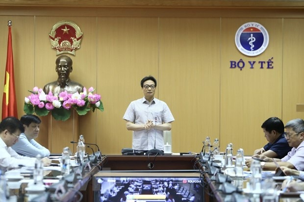 Phó Thủ tướng Vũ Đức Đam, Trưởng Ban chỉ đạo phát biểu. (Ảnh: Minh Quyết-TTXVN)