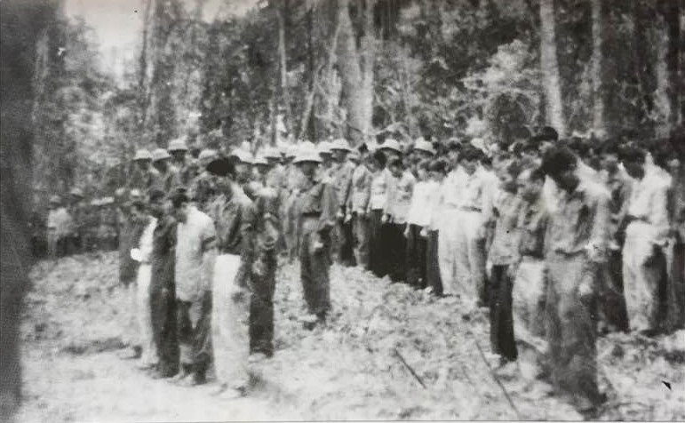 Lễ truy điệu Bác Hồ do Khu ủy 5 tổ chức ngày 9.9.1969 tại Sông Thanh, huyện Nam Giang, tỉnh Quảng Nam (ảnh tư liệu).