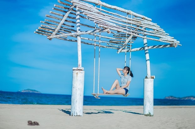 Phương Mai Bay, một trong những điểm đến mới ở Quy Nhơn. (Ảnh: CTV/Vietnam+)