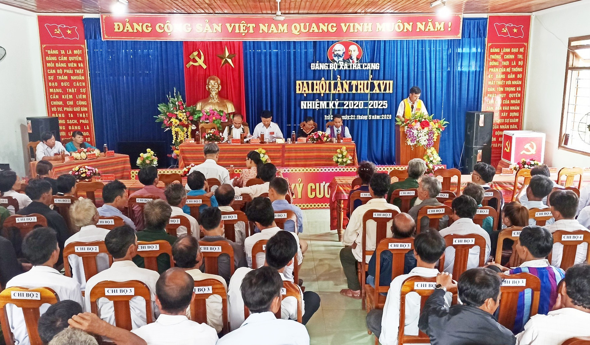 Đảng bộ xã Trà Cang (Nam Trà My) tổ chức Đại hội lần thứ XVII, nhiệm kỳ 2020 - 2025.