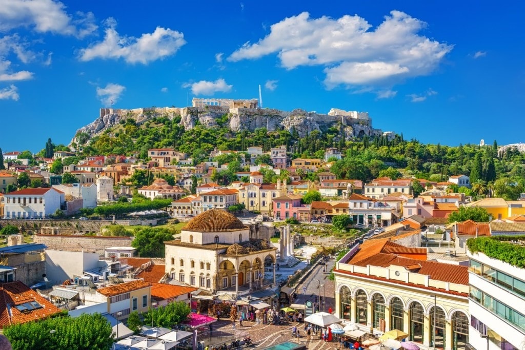 Athens - điểm đến nổi tiếng của Hy Lạp. Ảnh: PUREVACATIONS