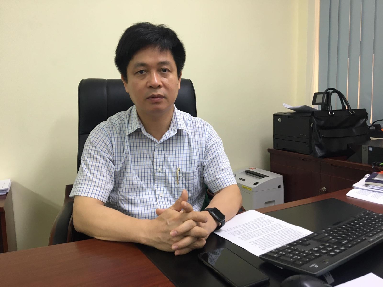 PGS TS Nguyễn Xuân Thành, Vụ trưởng Vụ Giáo dục Trung học, Bộ GD&ĐT. Ảnh: Lê Vân.