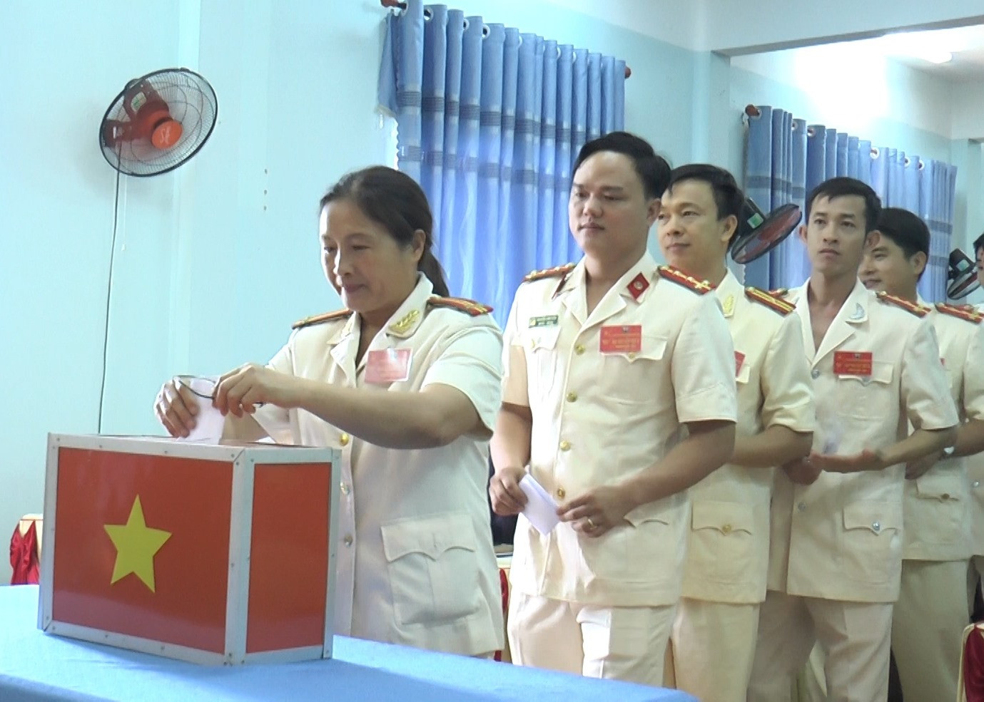 Bầu Ban chấp hành Đảng bộ Công an huyện Thăng Bình khóa X