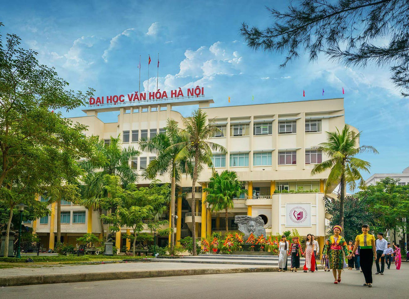Trường Viết văn Nguyễn Du xưa, giờ thành Khoa Viết văn - Báo chí, thuộc Đại học Văn hóa Hà Nội. Ảnh: internet
