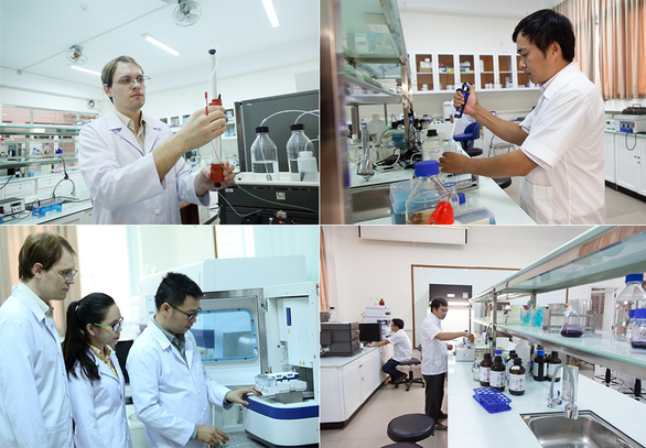 Phòng thí nghiệm Sinh học phân tử của ĐH Duy Tân được trang bị máy móc hiện đại phục vụ đắc lực cho công tác nghiên cứu khoa học -giảng dạy của nhà trường. Ảnh XL