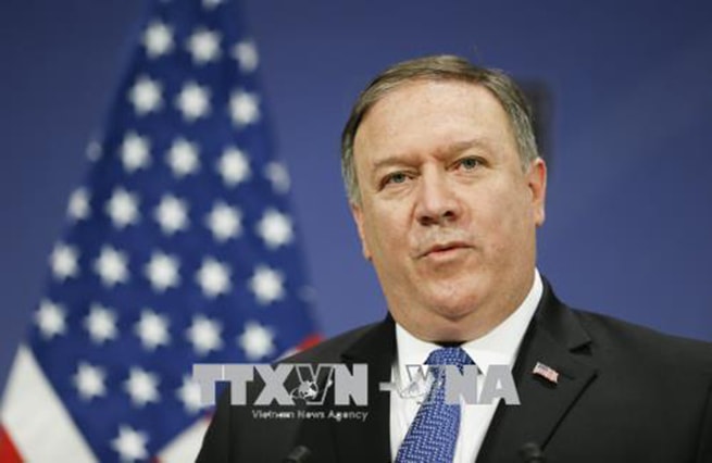 Ngoại trưởng Mỹ Mike Pompeo. Ảnh: THX/TTXVN