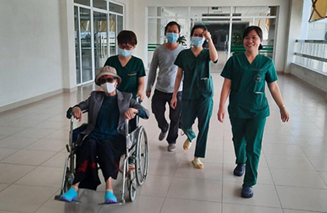 Bệnh nhân đã bình phục rất tốt.