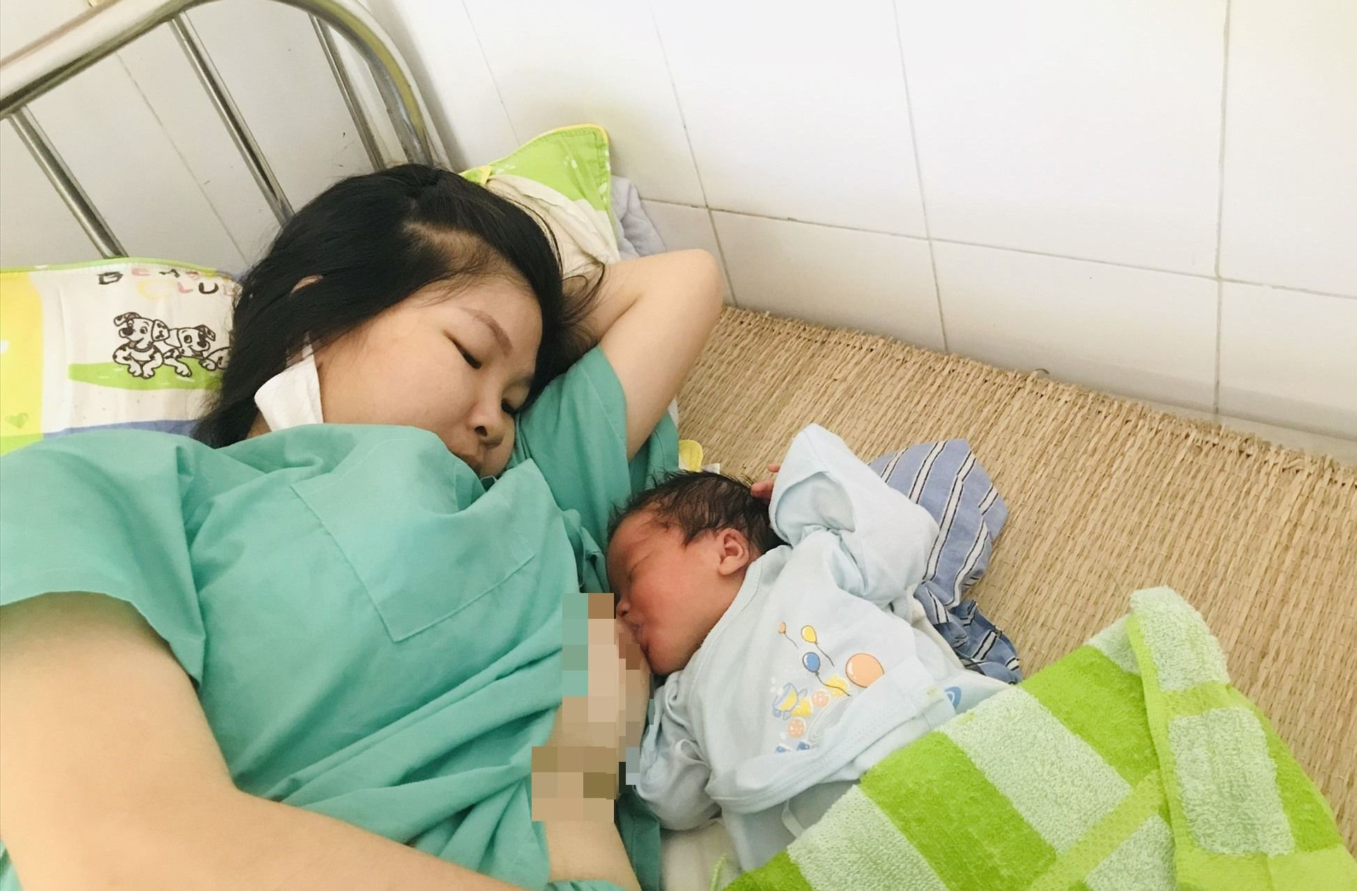 Sức khỏe sản phụ và trẻ sơ sinh sinh ở BVĐK Quảng Nam ổn định. Ảnh: C.N