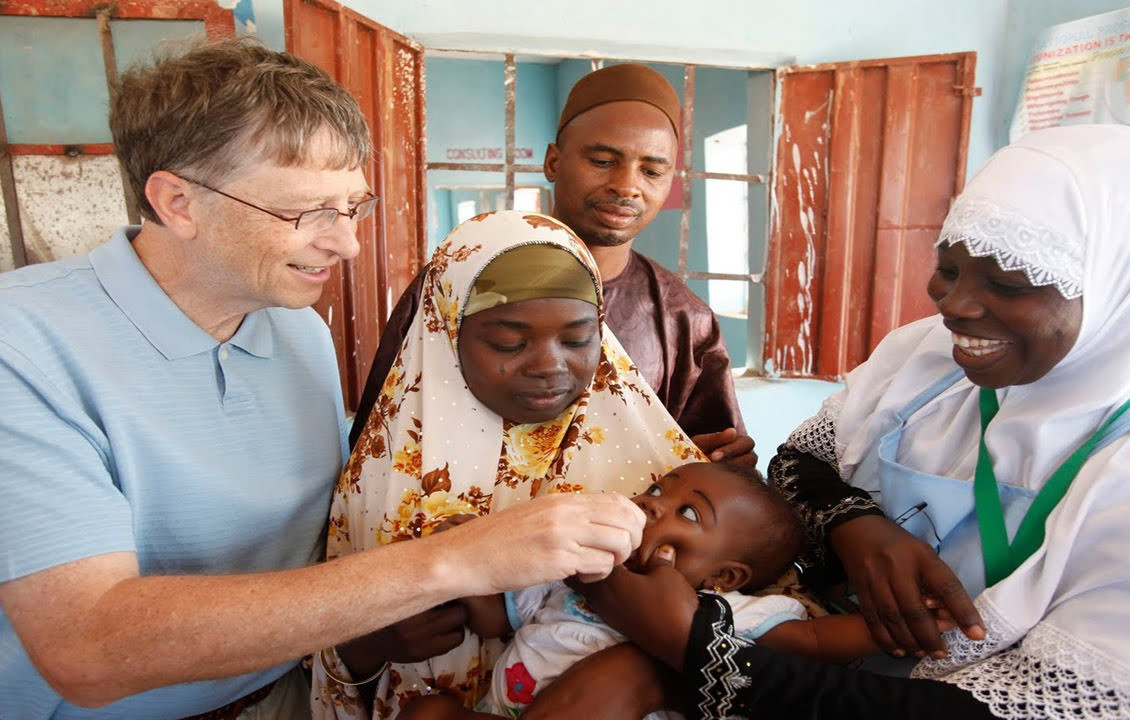 Bill Gates - một trong những tỷ phú giài nhất thế giới và cũng là người làm từ thiện nhiều nhất thế giới. Ảnh: Internet
