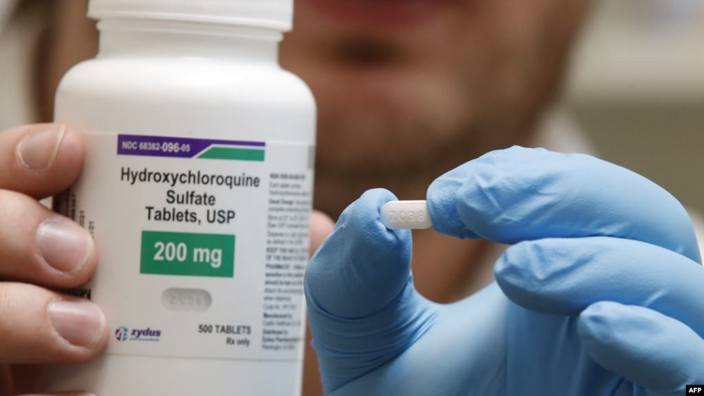 Thuốc hydroxychloroquine đang được dùng  trị bệnh sốt rét. Ảnh: AFP