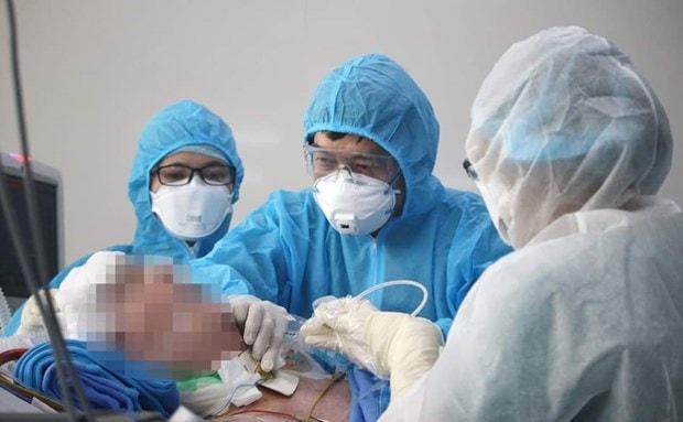 Bệnh nhân 91 đang có những phục hồi kỳ diệu. (Nguồn: Bệnh viện Chợ Rẫy)