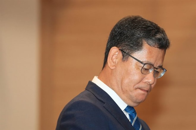 Ông Kim Yeon-chul từ chức để nhận trách nhiệm về quan hệ liên Triều xấu đi. Ảnh: Yonhap