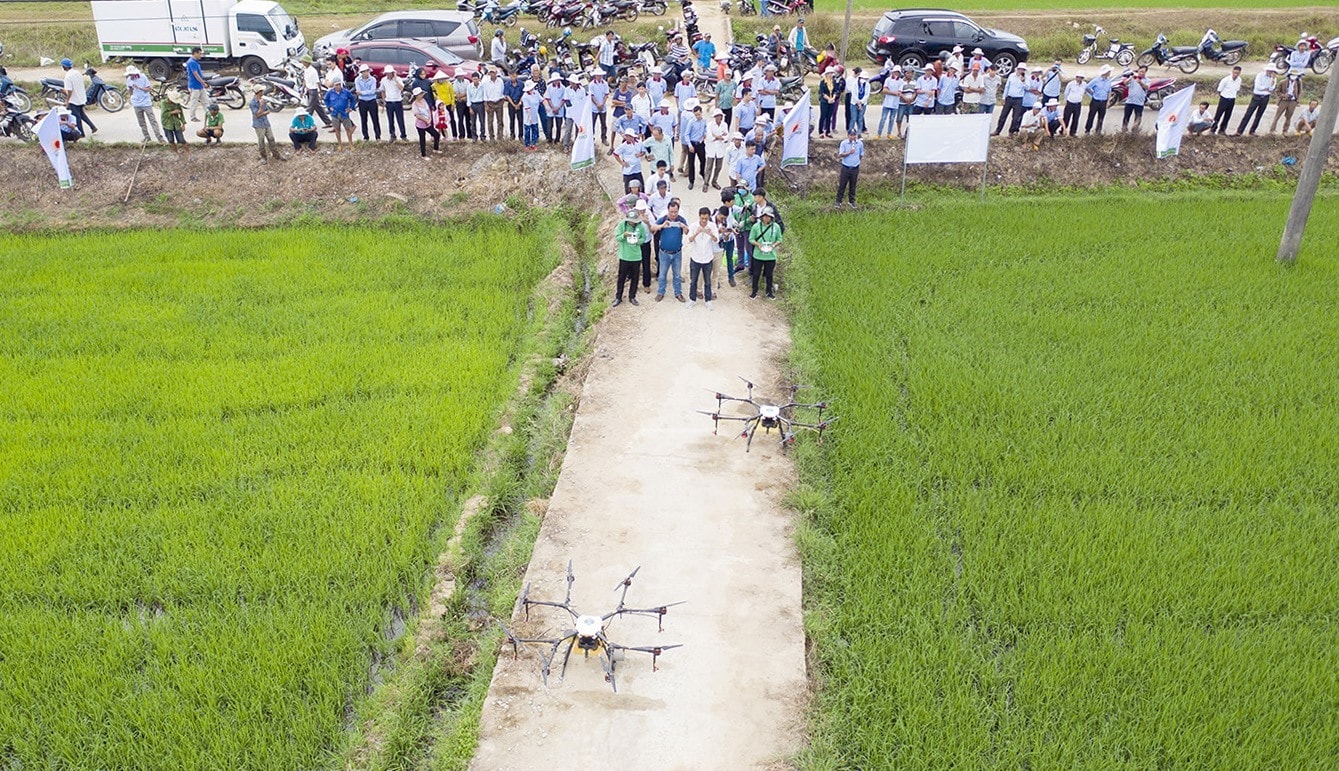 Drone performance at Vinh Xuan hamlet