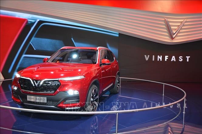 Một mẫu xe của Vinfast. Ảnh minh họa: TTXVN