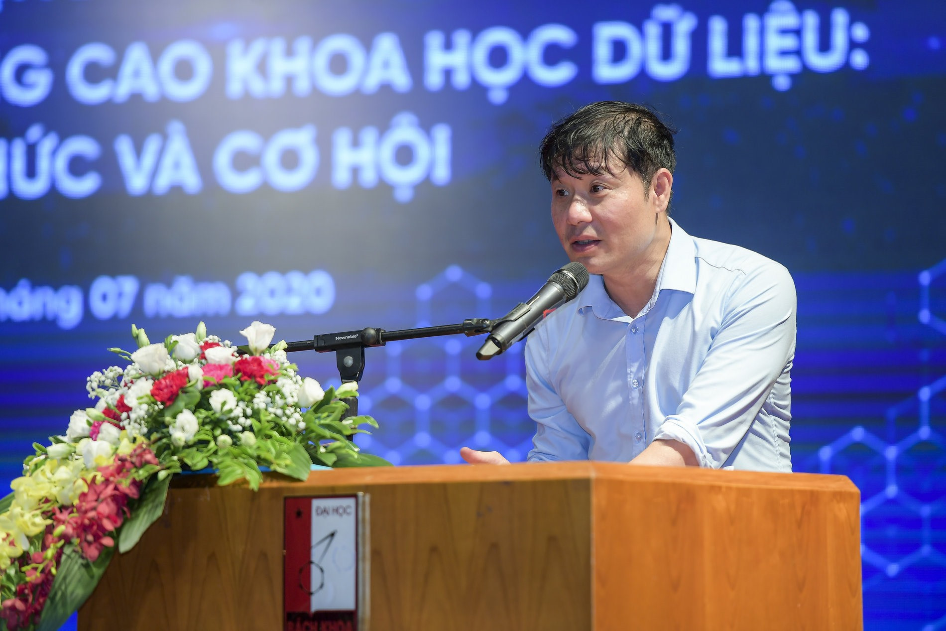 Giáo sư Vũ Hà Văn – Giám đốc Khoa học Viện Nghiên cứu Dữ liệu lớn VinBigdata nhấn mạnh tầm quan trọng của ngành khoa học dữ liệu.