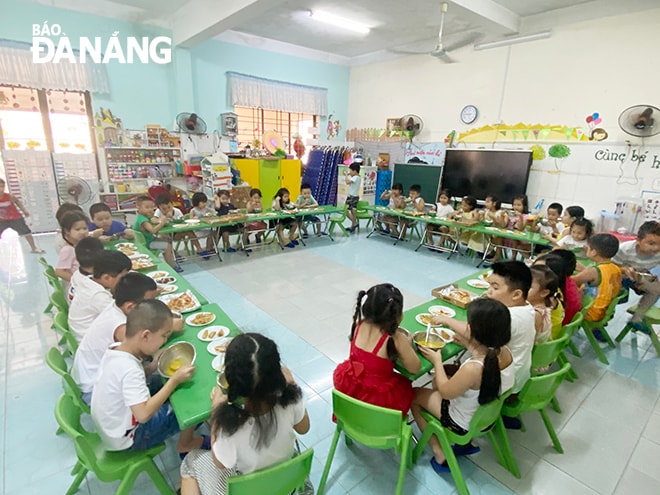 Học sinh mầm non nghỉ học từ chiều 26-7 cho đến khi có thông báo mới. Ảnh: NGỌC PHÚ