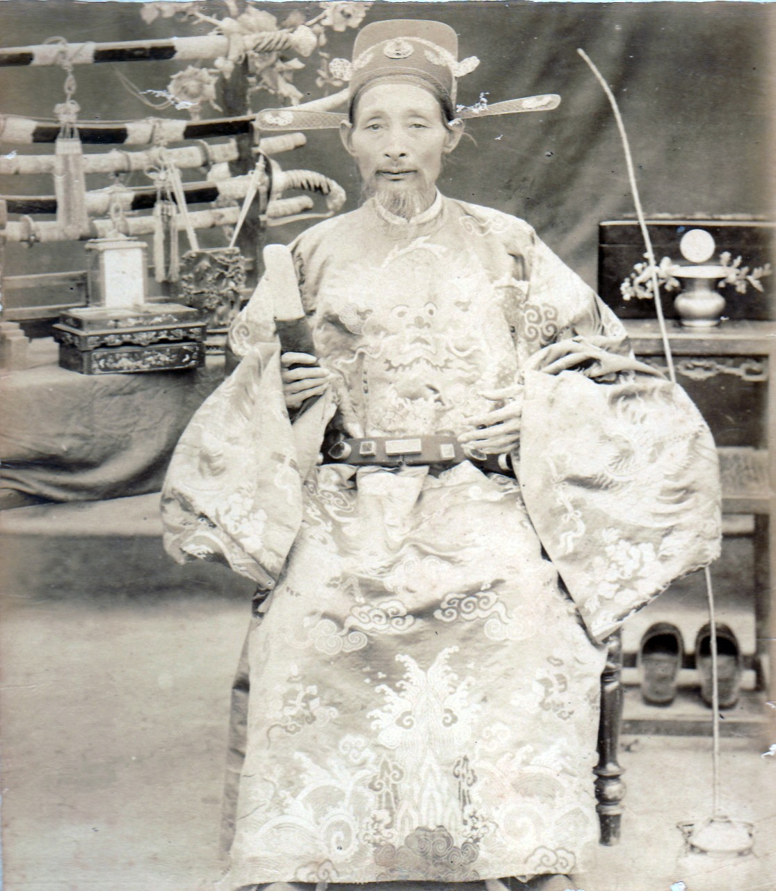 Bức chân dung Phạm Phú Thứ được chụp trong thời gian làm Tổng đốc An Hải. Ảnh: Tư liệu