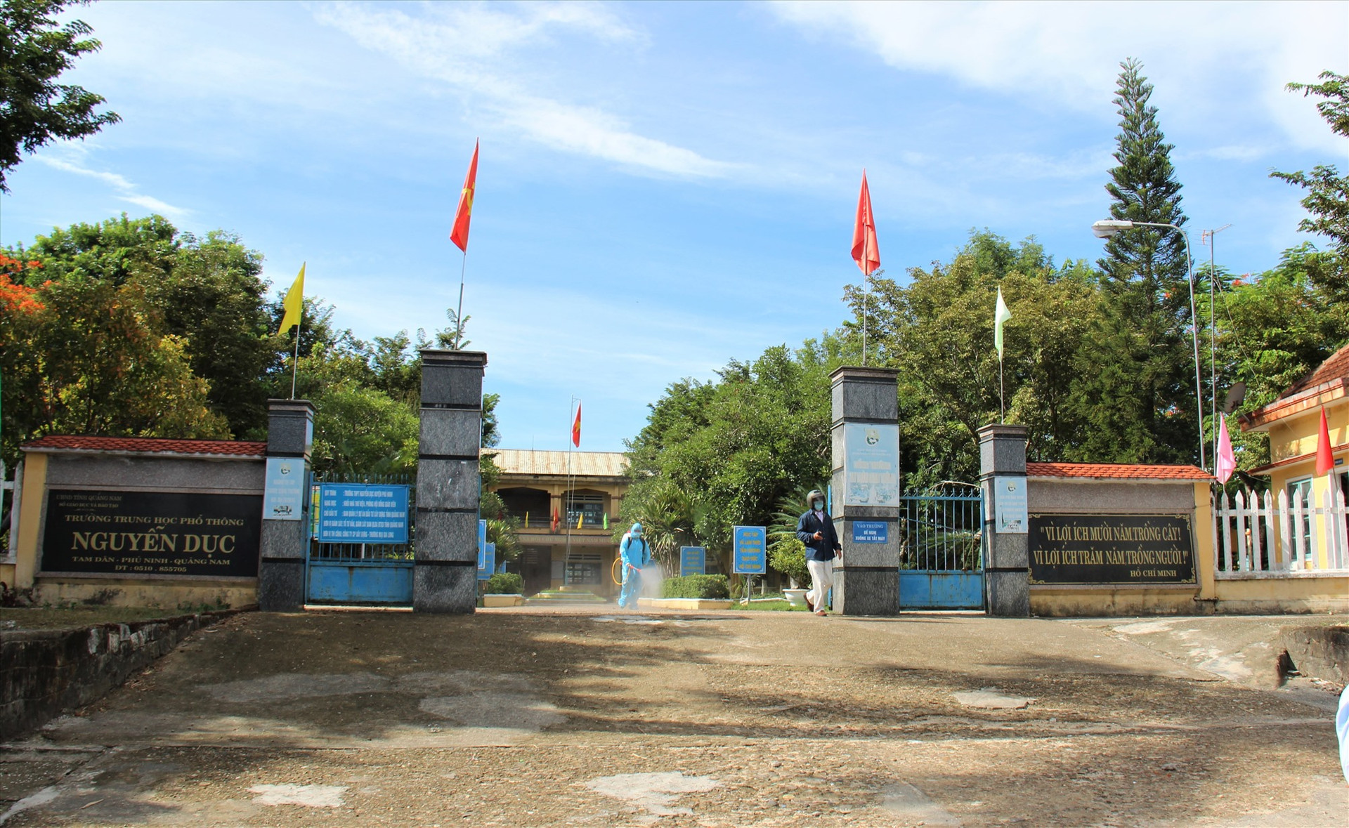 Trường THPT Nguyễn Dục. Ảnh: THANH THẮNG