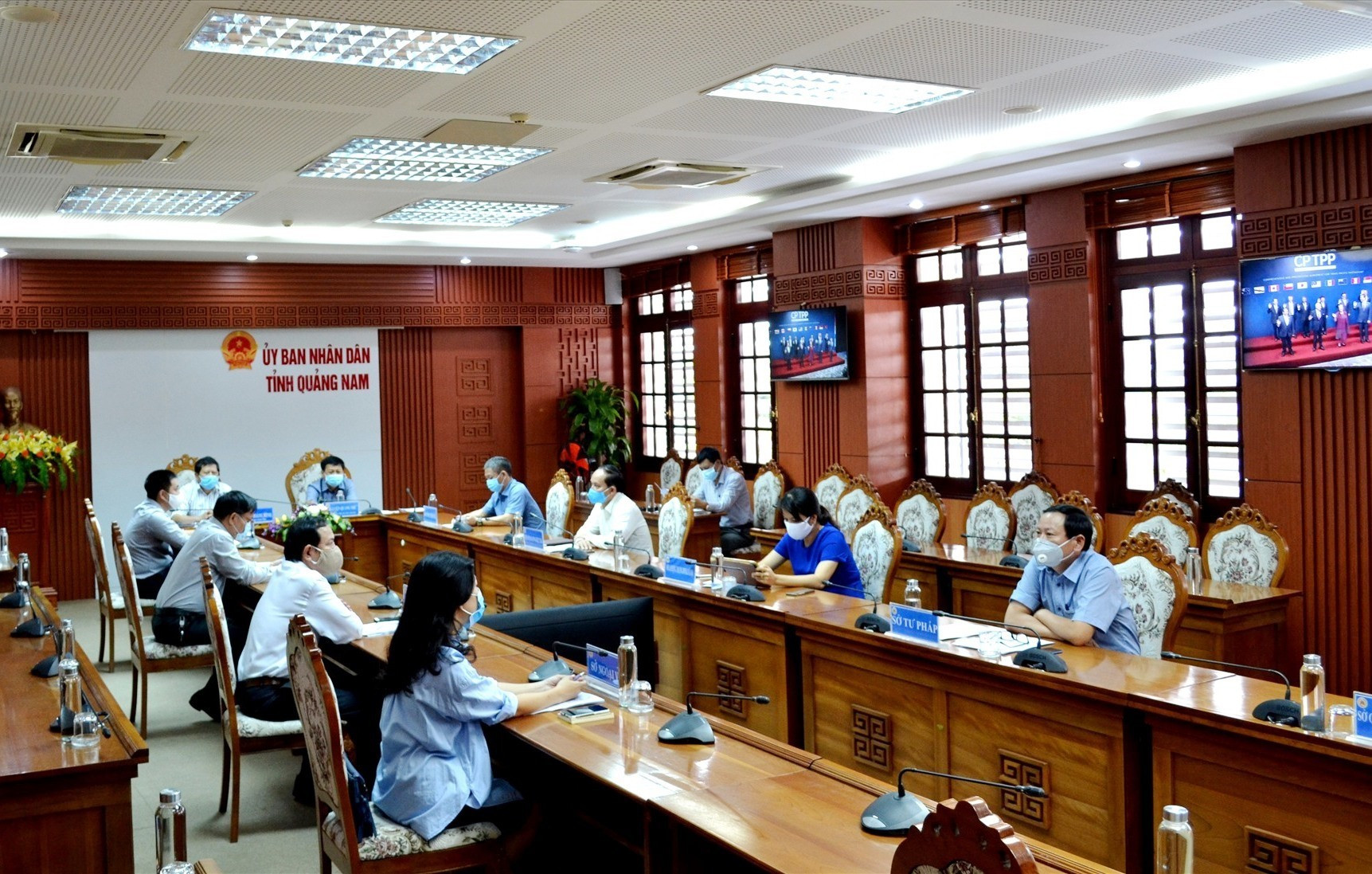 Quang Nam takes part in the online conference on the EVFTA chaired by PM Phuc.