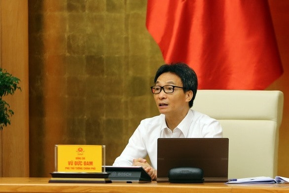 Deputy Prime Minister Vu Duc Dam at the meeting. Photo: VGP