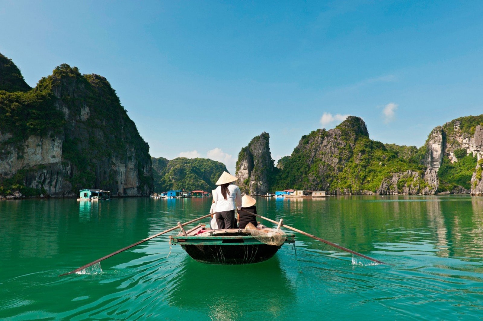 Ha Long Bay was recognized as a world natural heritage by UNESCO in 1994. It is considered as one of the best seacapes in the world.