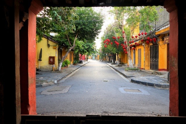 A street in Hoi An ancient town. Photo: dantri.com.vn