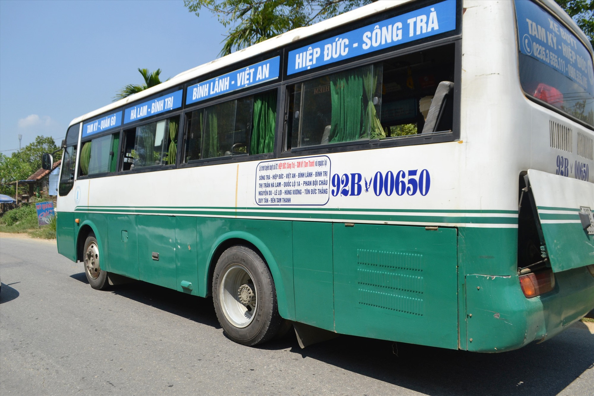 Công ty CP Đầu tư phát triển hạ tầng Quảng Nam sẽ bố trí xe buýt theo sự điều động của Sở GTVT. Ảnh: CT