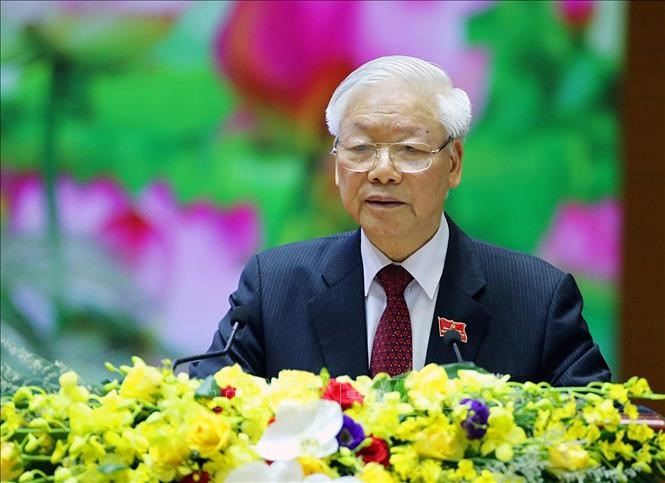 Tổng Bí thư, Chủ tịch nước Nguyễn Phú Trọng. Ảnh: Dương Giang/TTXVN