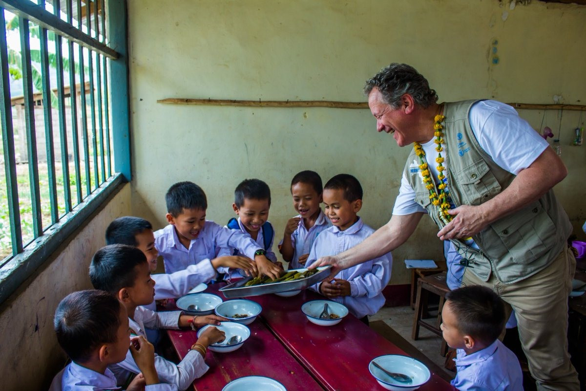 WFP đóng góp tích cực với những suất ăn trường học tại nhiều quốc gia. Ảnh: scalingupnutrition