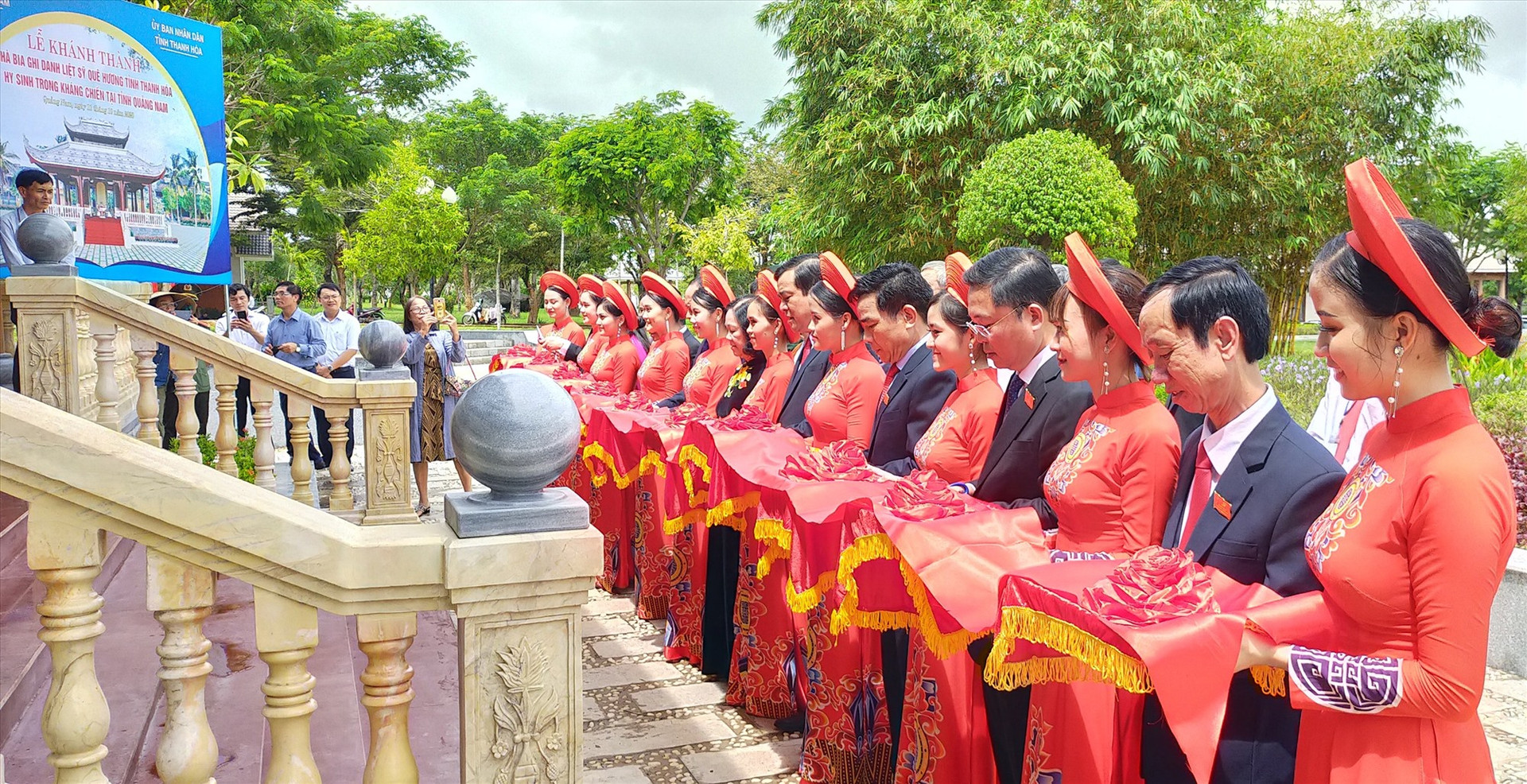 Khánh thành Nhà bia ghi danh liệt sĩ quê hương Thanh Hóa hy sinh tại Quảng Nam