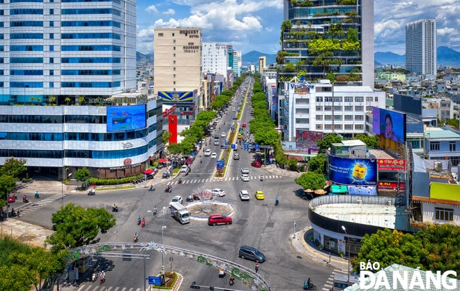 Với hạ tầng được đầu tư đồng bộ, Đà Nẵng được kỳ vọng tiếp tục là điểm sáng thu hút đầu tư trong cả nước. Ảnh: KIM LIÊN