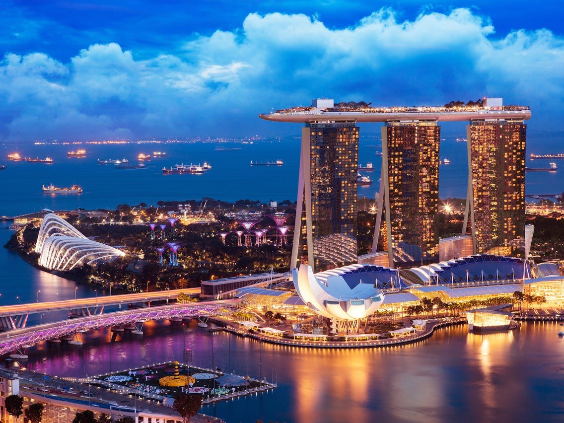 Một Singapore hiện đại ngày nay. Ảnh: shutterstock