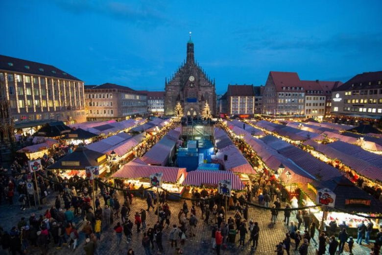 Một số chợ Giáng sinh nổi tiếng thế giới tại Đức tuyên bố đóng cửa nhân sự kiện năm nay để ngăn chặn lây lan corona. Ảnh: EPA