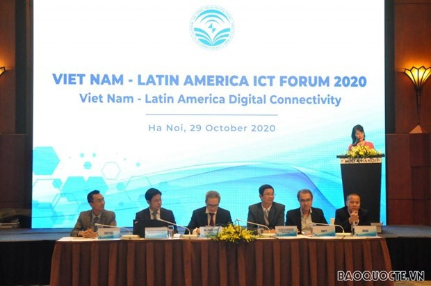 At the Vietnam – Latin America ICT Forum 2020 (Photo: baoquocte.vn)