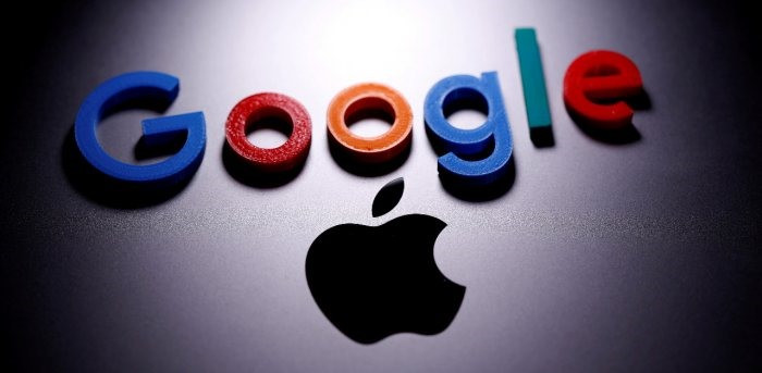 Apple và Google trở nên phụ thuộc lẫn nhau vì công cụ tìm kiếm mặc định trên iOS. Ảnh: Reuters.