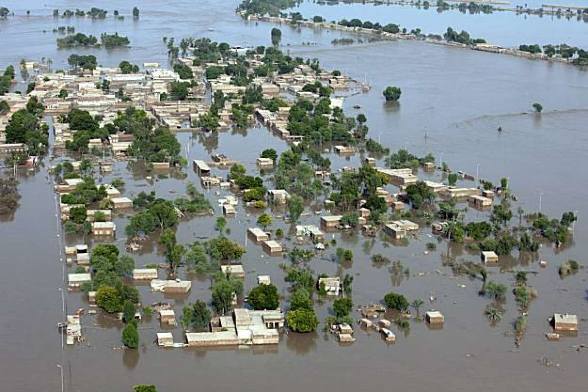 Lũ lụt nghiêm trọng tại Pakistan năm 2010 được cho là do hiện tượng La Nina. Ảnh: sfgate