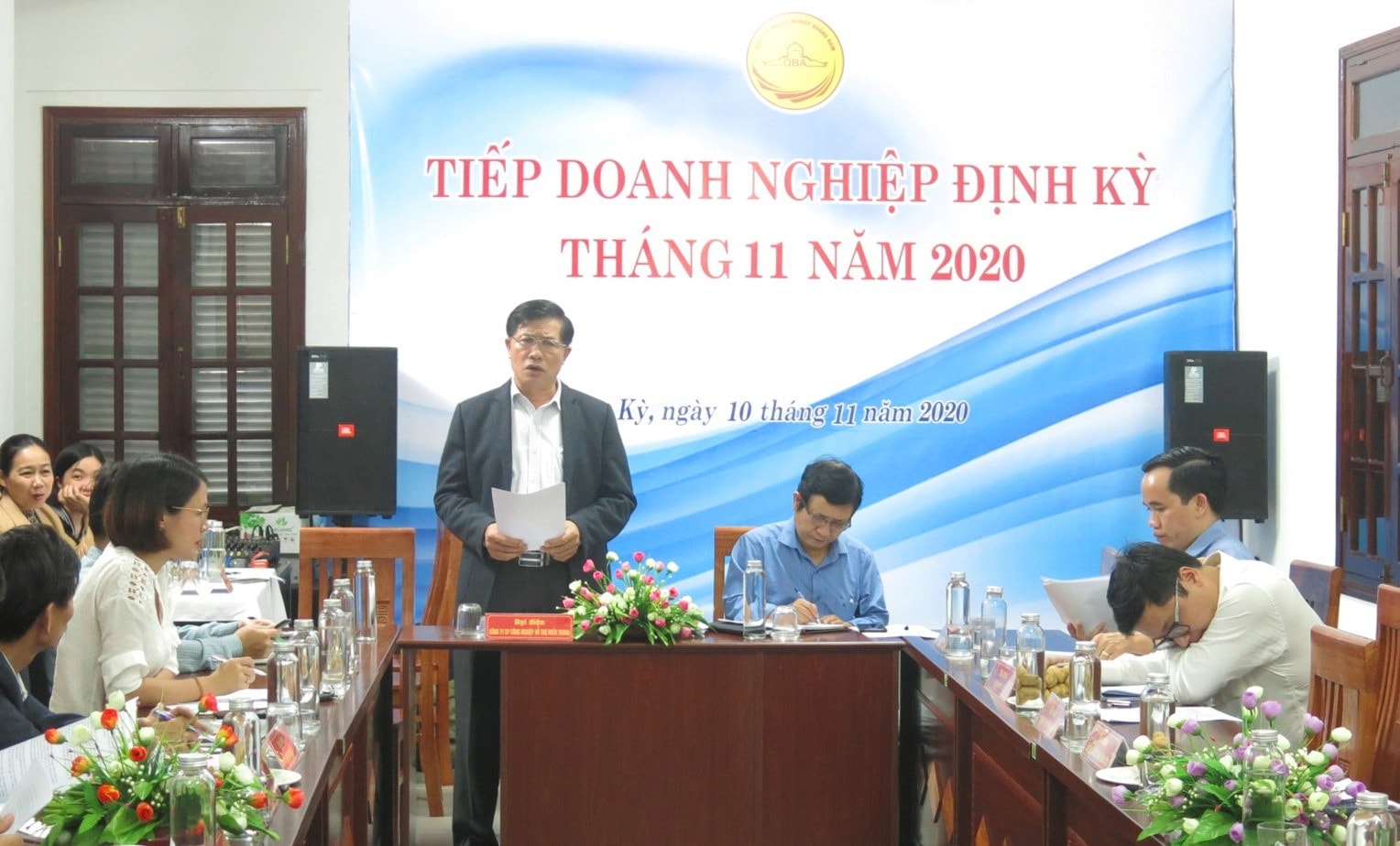 Đại diện doanh nghiệp phản ánh vướng mắc trong quá trình đầu tư. Ảnh: T.D