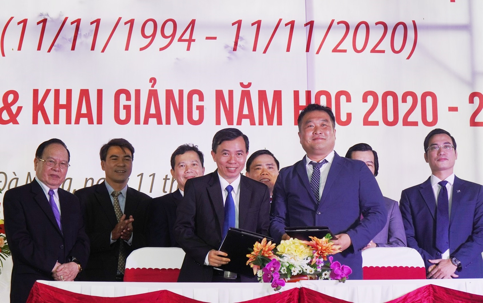 DTU ký kết hợp tác đào tạo và chuyển giao công nghệ với Tập đoàn điện tử LG tại Việt Nam. Ảnh XL