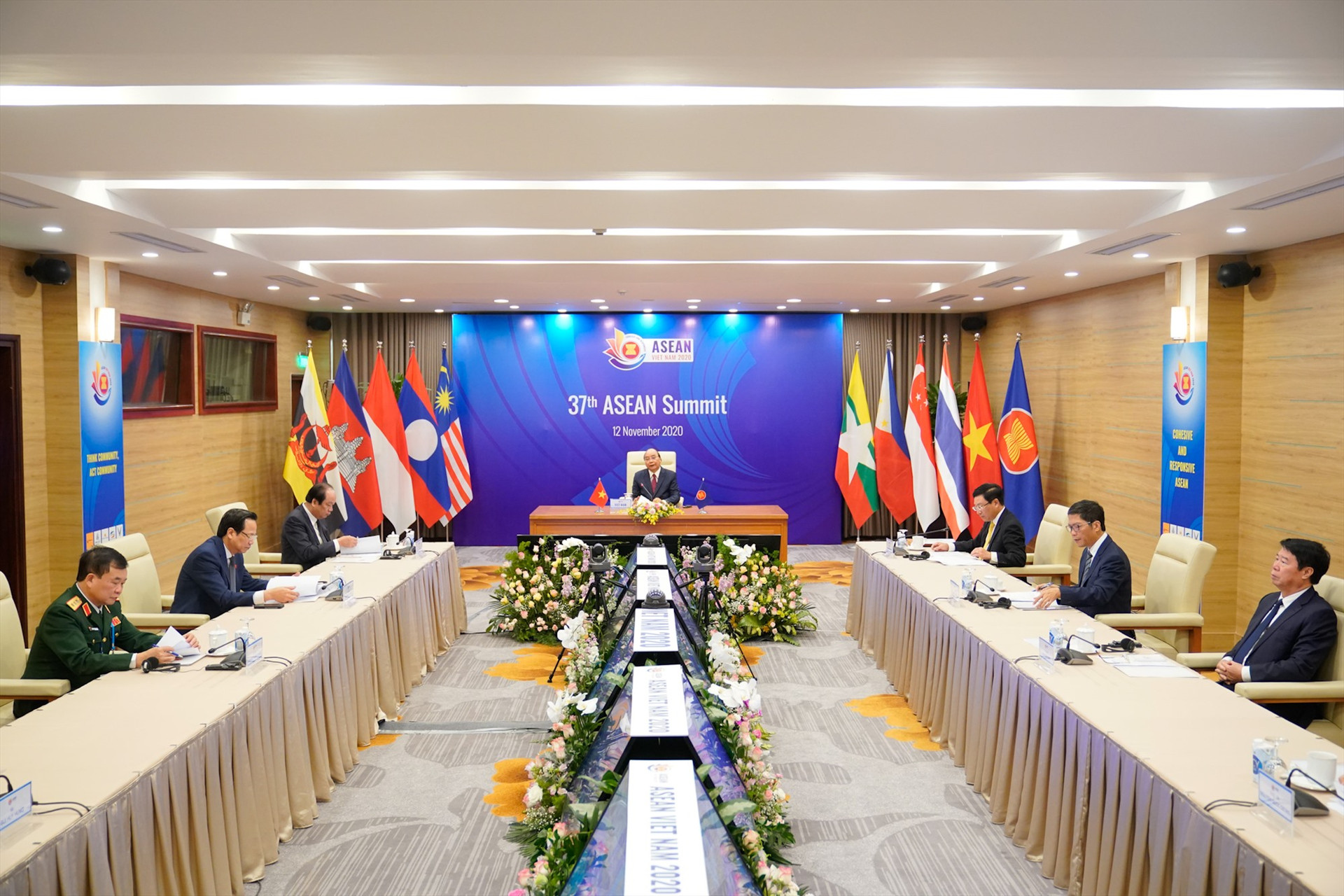 Phiên toàn thể Hội nghị Cấp cao ASEAN 37. Ảnh: VGP/Quang Hiếu