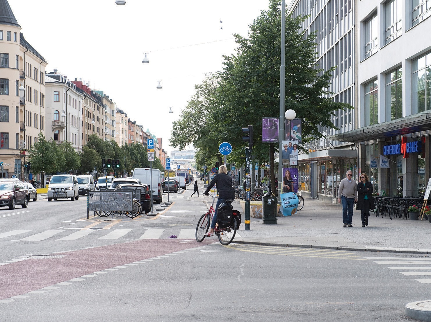 Một góc giao thông tại Stockholm, Thụy Điển. Ảnh:  globaldesigningcities