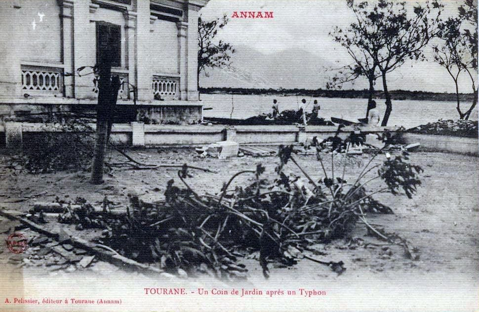 Đà Nẵng sau một cơn bão đầu thế kỷ 20. Ảnh: Delcam.net
